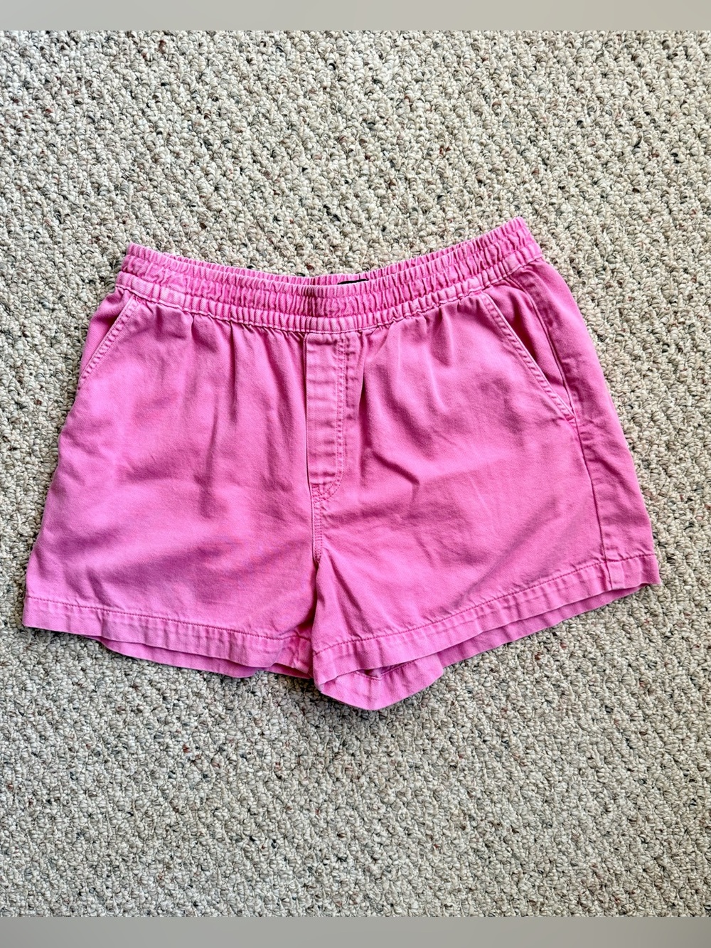 Gap UltraSoft Denim Pink Pull On Shorts | Elastic Waist | Size Large